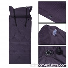 Outdoor Camping Folding Self Inflating Air Cushion Beach Mat Mattress Pad Pillow Hiking Damp Proof Sleeping Bed